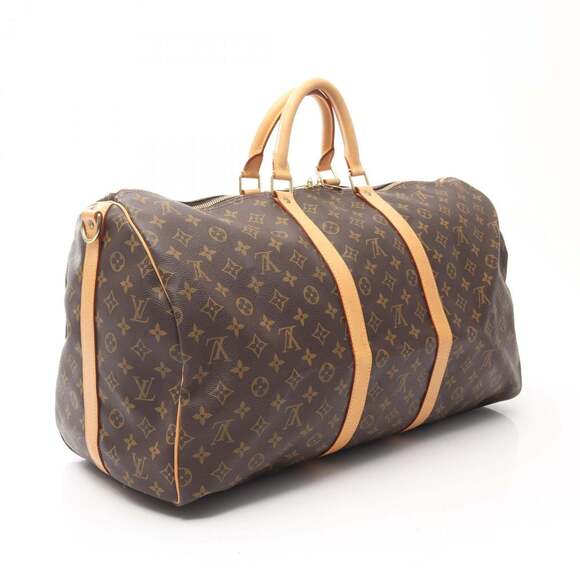 Louis Vuitton Keepall Bandouliere 55 Boston Bag, Handbag, Coated Canvas and L... - Picture 2 of 13